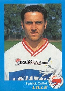 Sticker Patrick Collot - FOOT 1995-1996 n. 163 - Panini