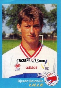 Sticker Djezon Boutoille - FOOT 1995-1996 - Panini