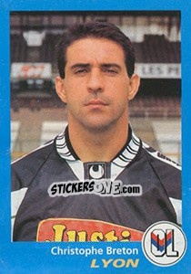 Cromo Christophe Breton - FOOT 1995-1996 - Panini