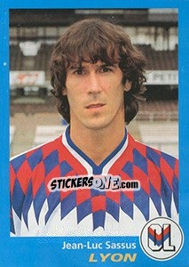 Cromo Jean-Luc Sassus - FOOT 1995-1996 n. 167 - Panini