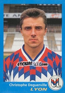 Sticker Christophe Deguerville - FOOT 1995-1996 n. 168 - Panini