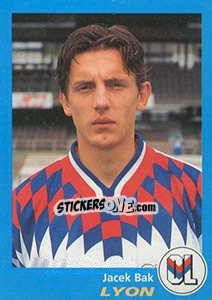 Sticker Jacek Bak - FOOT 1995-1996 - Panini