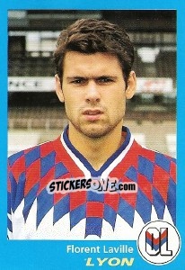 Cromo Florent Laville - FOOT 1995-1996 - Panini