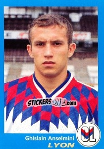 Sticker Ghislain Anselmini - FOOT 1995-1996 - Panini