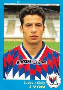 Sticker Ludovic Giuly - FOOT 1995-1996 n. 180 - Panini