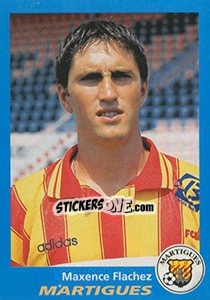 Sticker Maxence Flachez - FOOT 1995-1996 n. 184 - Panini