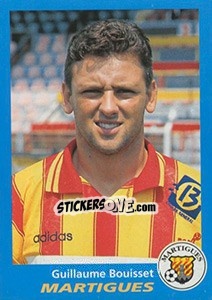 Sticker Guillaume Bouisset - FOOT 1995-1996 n. 186 - Panini