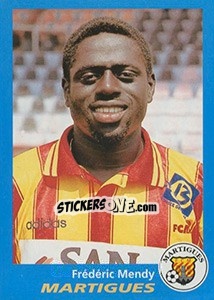 Sticker Frédéric Mendy - FOOT 1995-1996 n. 188 - Panini