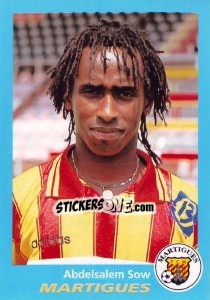 Sticker Anbdelsalem Sow - FOOT 1995-1996 - Panini