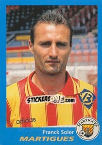 Sticker Franck Soler - FOOT 1995-1996 - Panini