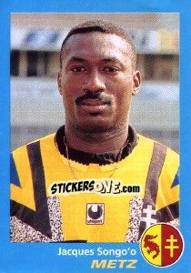 Sticker Jacques Songo'o - FOOT 1995-1996 n. 197 - Panini