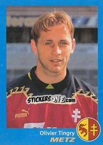 Sticker Olivier Tingry - FOOT 1995-1996 - Panini