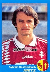 Figurina Sylvain Kastendeuch - FOOT 1995-1996 - Panini