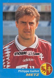 Sticker Philippe Gaillot - FOOT 1995-1996 - Panini