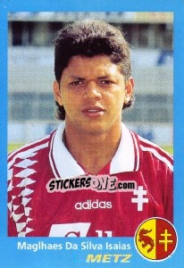 Figurina Maglhaes Da Silva Isaias - FOOT 1995-1996 - Panini