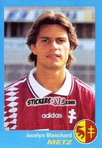 Sticker Jocelyn Blanchard - FOOT 1995-1996 n. 207 - Panini