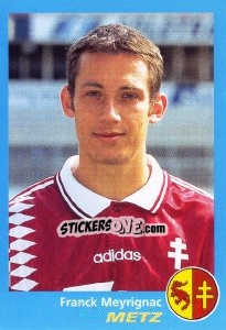 Cromo Franck Meyrignac - FOOT 1995-1996 n. 208 - Panini