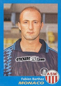 Sticker Fabien Barthes - FOOT 1995-1996 - Panini