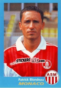 Sticker Patrick Blondeau - FOOT 1995-1996 - Panini