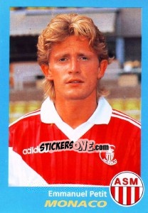 Sticker Emmanuel Petit - FOOT 1995-1996 n. 219 - Panini