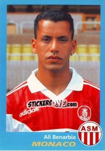 Sticker Ali Benarbia - FOOT 1995-1996 - Panini