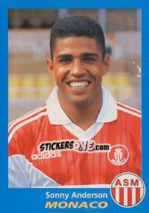 Figurina Sonny Anderson - FOOT 1995-1996 n. 225 - Panini
