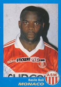 Cromo Basile Boli - FOOT 1995-1996 - Panini