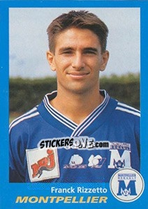 Figurina Franck Rizzetto - FOOT 1995-1996 - Panini