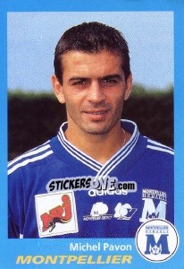 Sticker Michel Pavon - FOOT 1995-1996 n. 242 - Panini