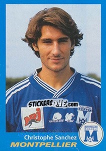 Figurina Christophe Sanchez - FOOT 1995-1996 - Panini