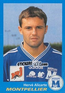 Sticker Hervé Alicarte - FOOT 1995-1996 n. 244 - Panini