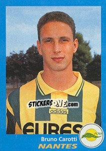 Cromo Bruno Carotti - FOOT 1995-1996 - Panini