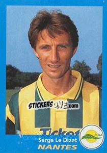 Figurina Serge Le Dizet - FOOT 1995-1996 n. 250 - Panini