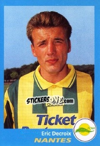 Sticker Eric Decroix - FOOT 1995-1996 - Panini