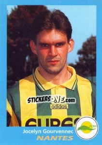 Sticker Jocelyn Gourvennec - FOOT 1995-1996 n. 256 - Panini