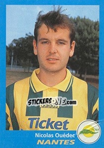 Sticker Nicolas Ouédec - FOOT 1995-1996 n. 260 - Panini