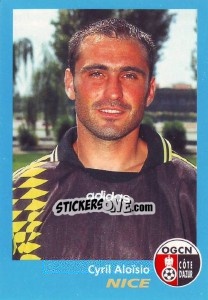 Sticker Cyril Aloïsio - FOOT 1995-1996 - Panini