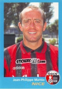 Sticker Jean-Philippe Mattio - FOOT 1995-1996 - Panini