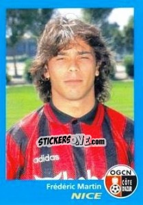 Cromo Frédéric Martin - FOOT 1995-1996 - Panini