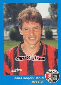 Sticker Jean-François Daniel - FOOT 1995-1996 n. 268 - Panini