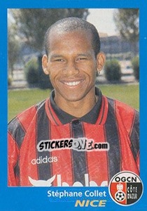 Figurina Stéphane Collet - FOOT 1995-1996 - Panini