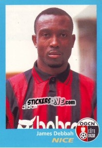 Sticker James Debbah - FOOT 1995-1996 n. 274 - Panini