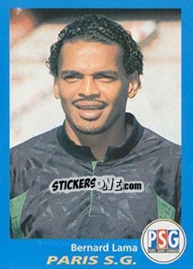 Sticker Bernard Lama - FOOT 1995-1996 - Panini