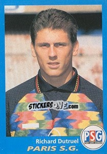 Sticker Richard Dutruel - FOOT 1995-1996 n. 278 - Panini