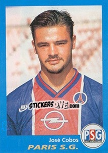 Sticker José Cobos - FOOT 1995-1996 - Panini