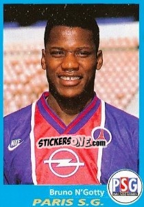 Figurina Bruno N'Gotty - FOOT 1995-1996 - Panini