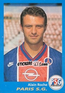 Sticker Alain Roche - FOOT 1995-1996 - Panini