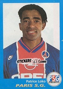 Cromo Patrice Loko - FOOT 1995-1996 n. 291 - Panini