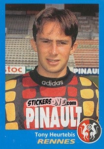 Sticker Tony Heurtebis - FOOT 1995-1996 n. 294 - Panini