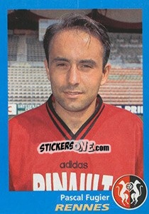 Sticker Pascal Fugier - FOOT 1995-1996 - Panini